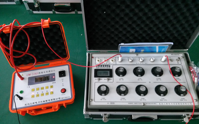 绝缘电阻仪出厂检验图