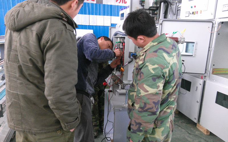 高压开关机械特性测试仪试验图