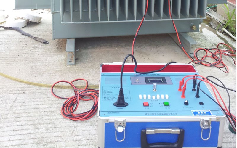 直流电阻测试仪现场试验