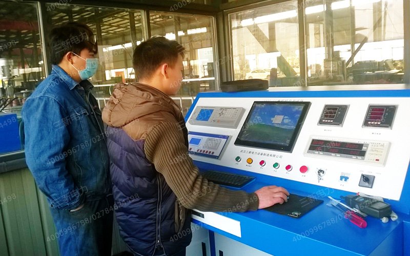 电机综合测试台现场试验图