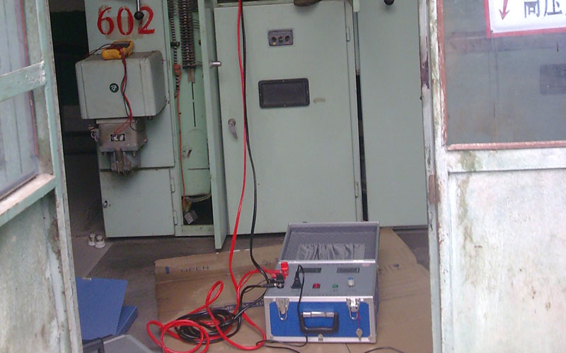 回路电阻测试仪现场试验