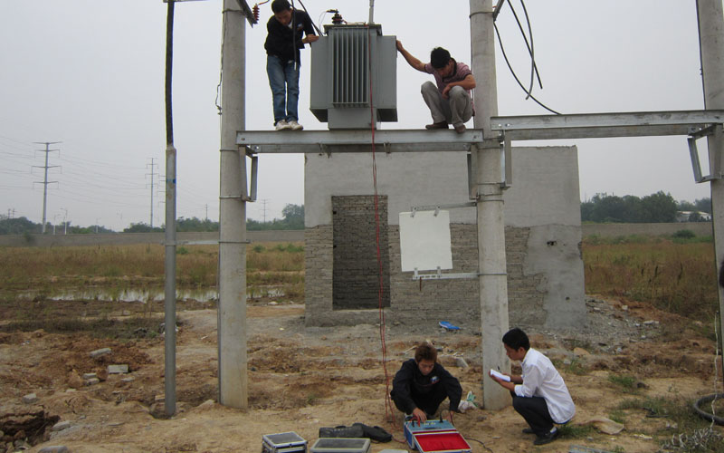 三新电力直流电阻测试仪现场试验