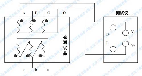 直流电阻测试接线图