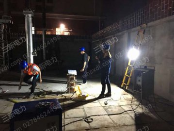 ���µ������Ϸ�����220kV��վ3km������ѹ����˳��ͨ��